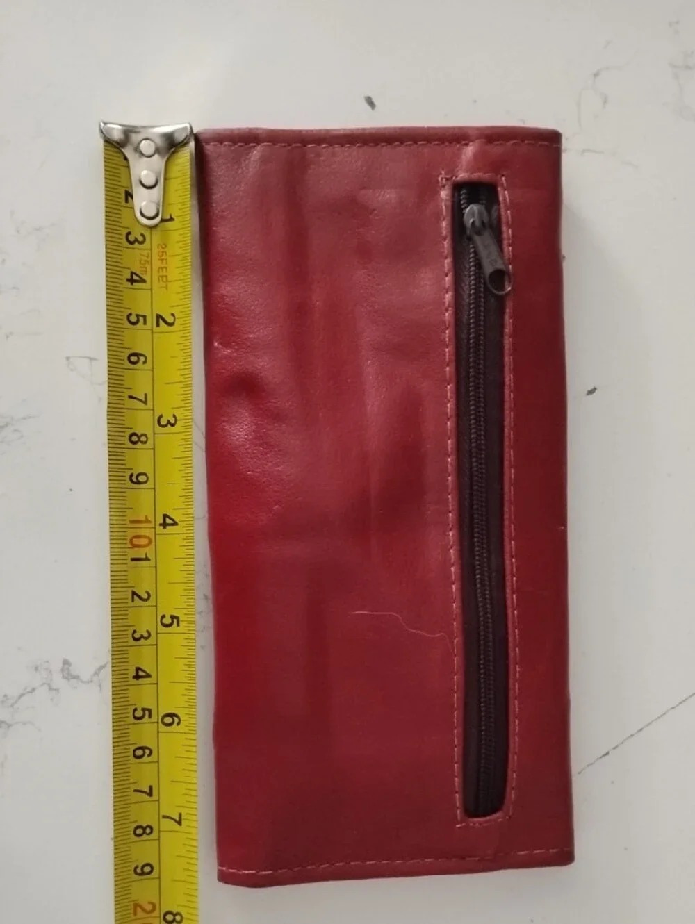 Red Women’s Embroidered Card & Key Holder